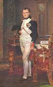 Jacques-Louis David Napoleon in His Study Spain oil painting artist